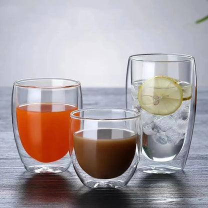 Double Walled Glassware for Tea & Coffee Lovers: Insulated & Elegant